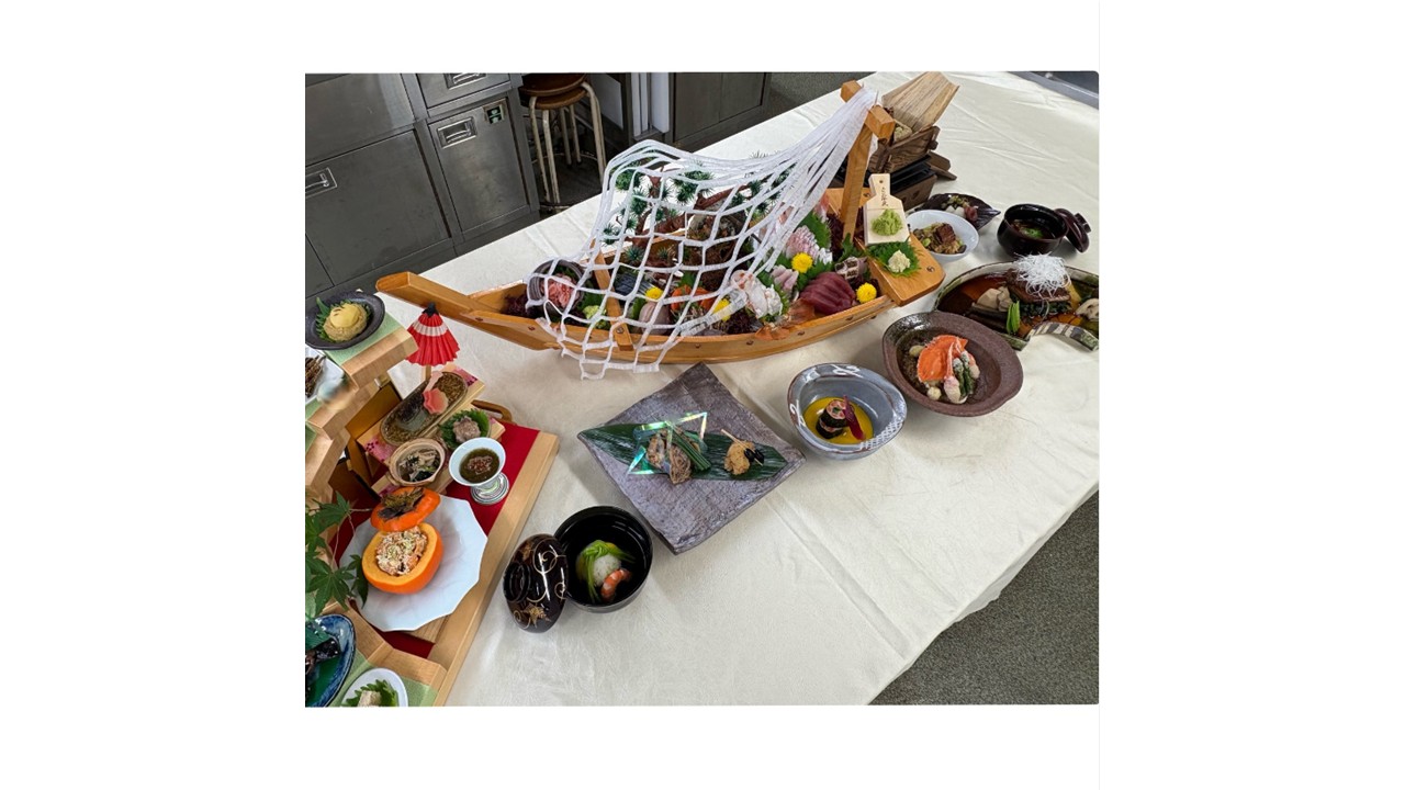 令和7年度作品デモンストレーション 日本料理　仲村先生