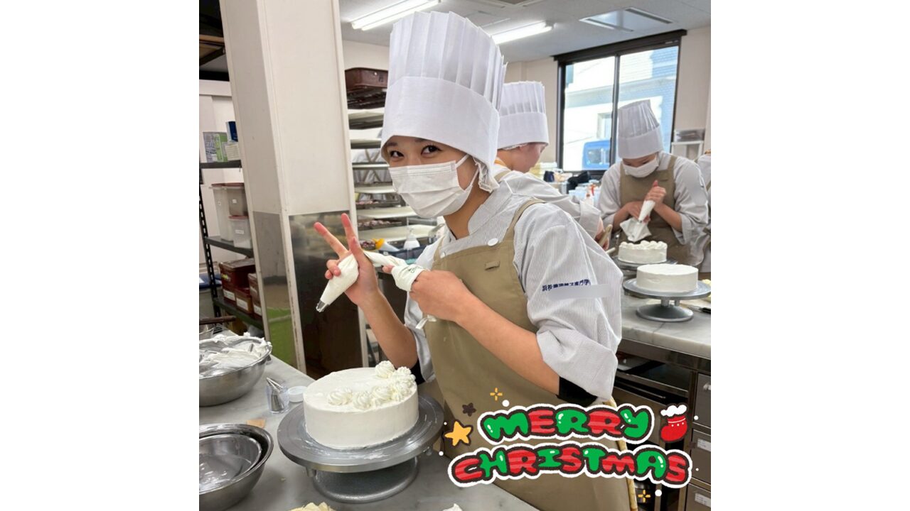 調理2年生の洋菓子実習