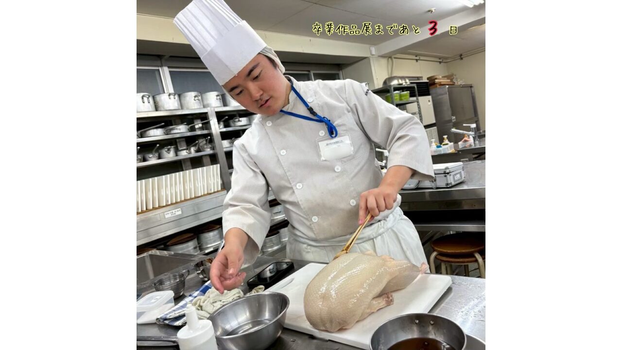 卒業作品展まで、あと３日